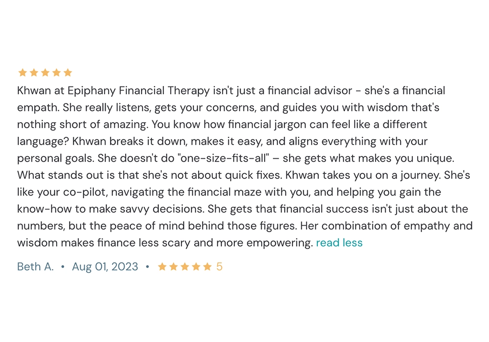 Epiphany Financial Therapy